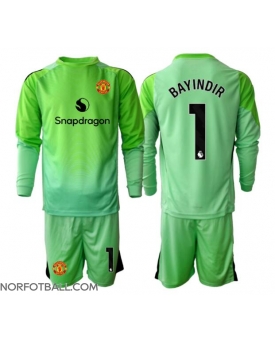 Billige Fotballdrakt Manchester United Altay Bayindir #1 Keeper Replika Tredjedraktsett Barn 2025-26 Langermet (med bukser)